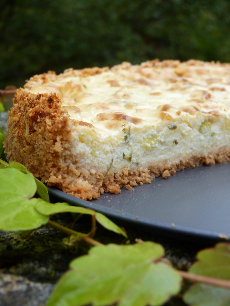 Cheesecake pélardon courgettes