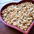 Crumble rhubarbe abricot 2