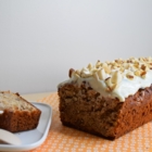 banana bread beurre cacahuète glaçage creamcheese noix