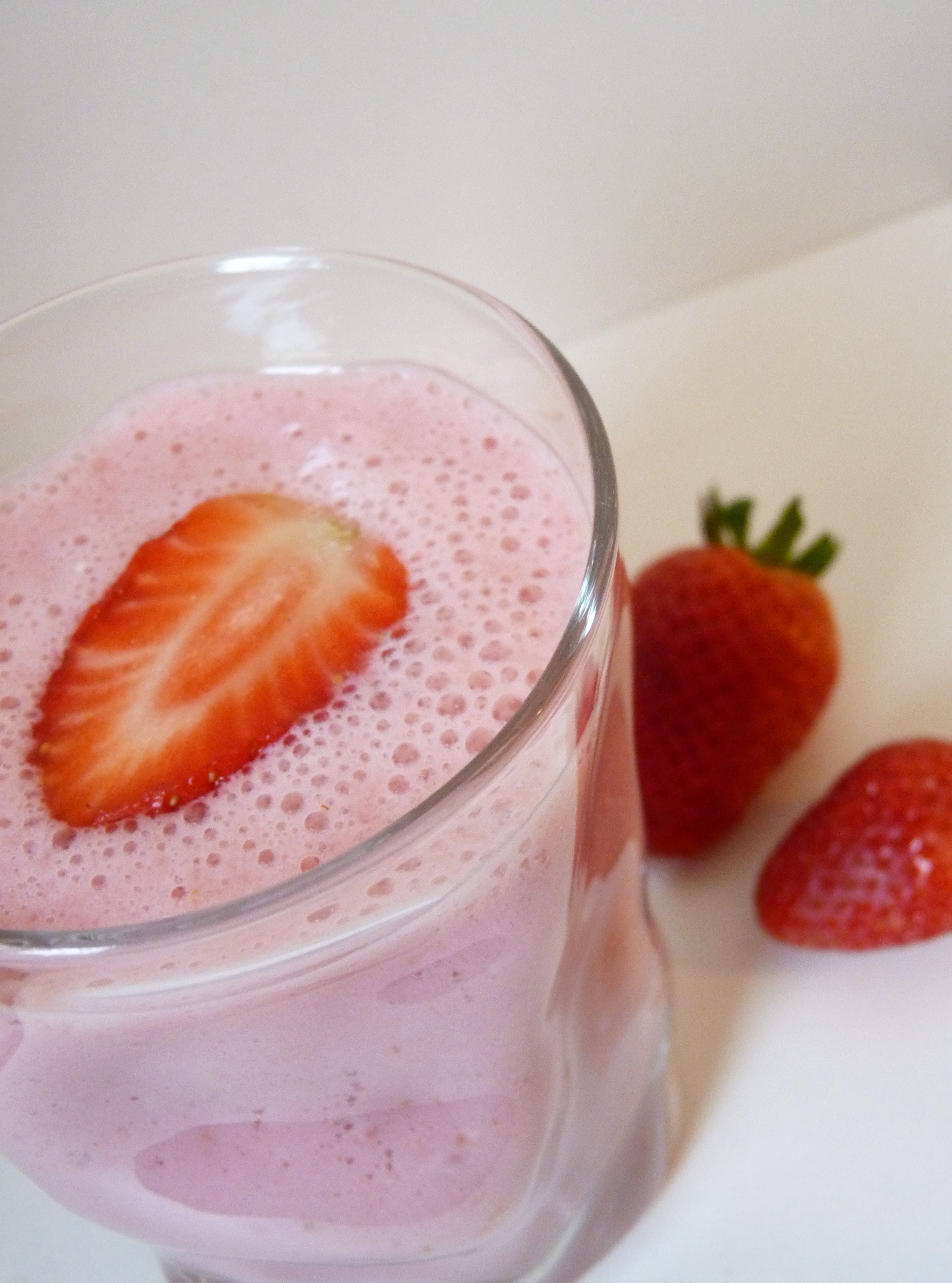 Smoothie fraise marshmallow fluff