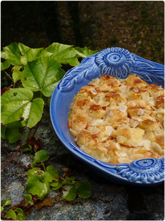 Tian abricot pélardon amandes miel