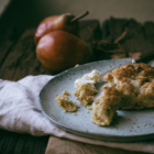 Scones d'Épeautre au Bleu d'Auvergne, Poire & Noix