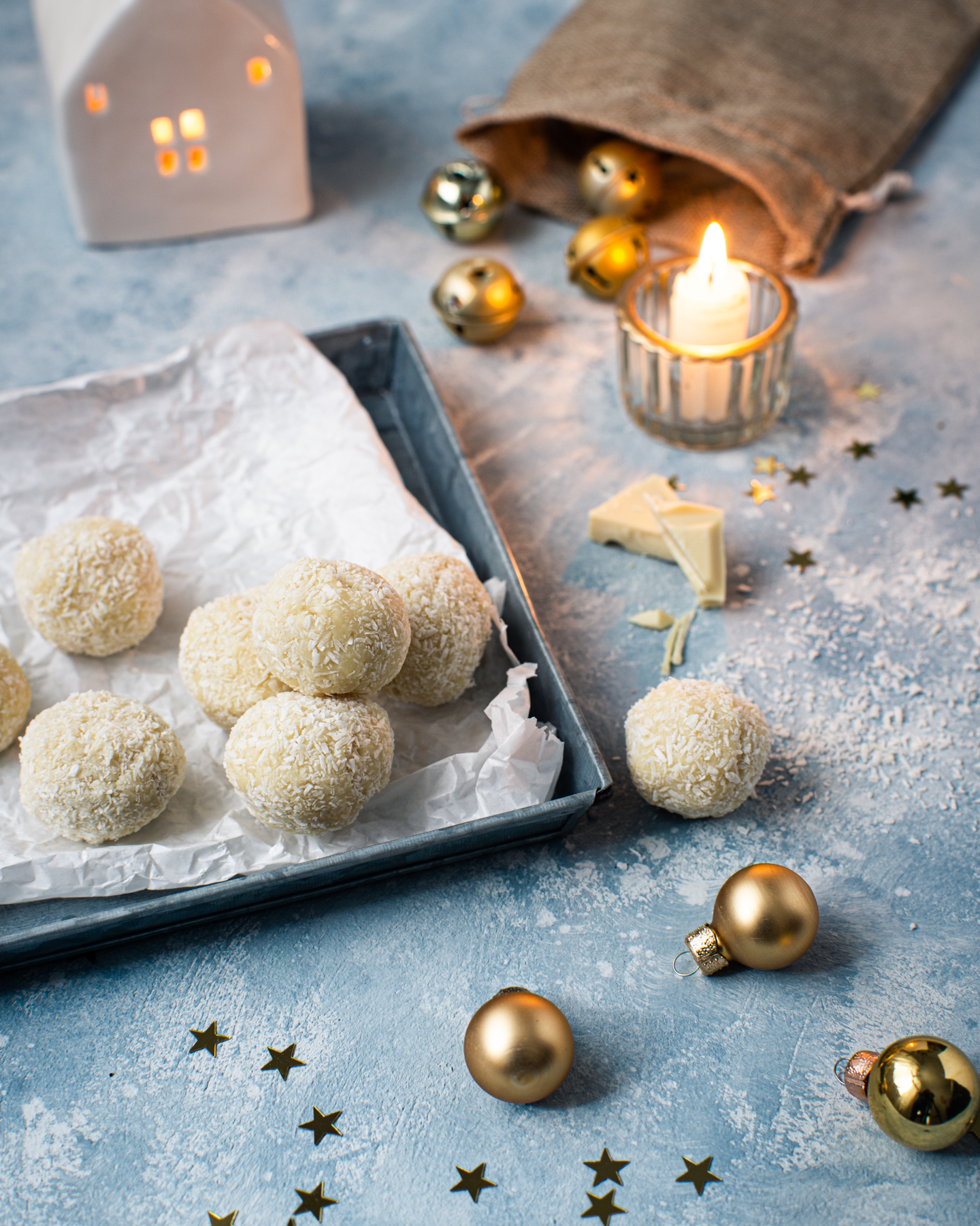 White Chocolate & Coconut Truffles