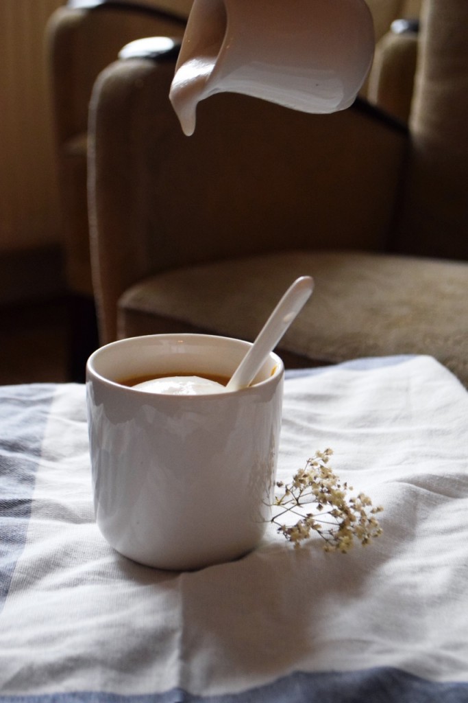 Hokkaido squash chai latte