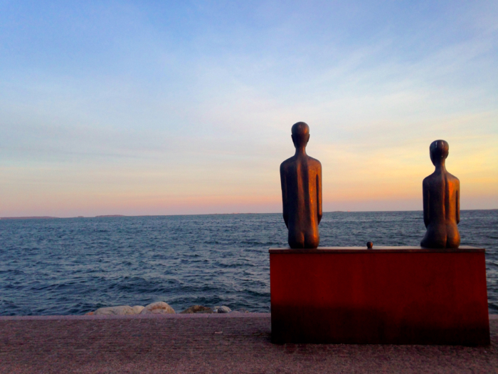 seaside helsinki statue