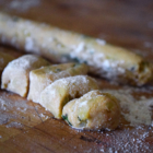 Spelt and wild garlic gnocchis dough