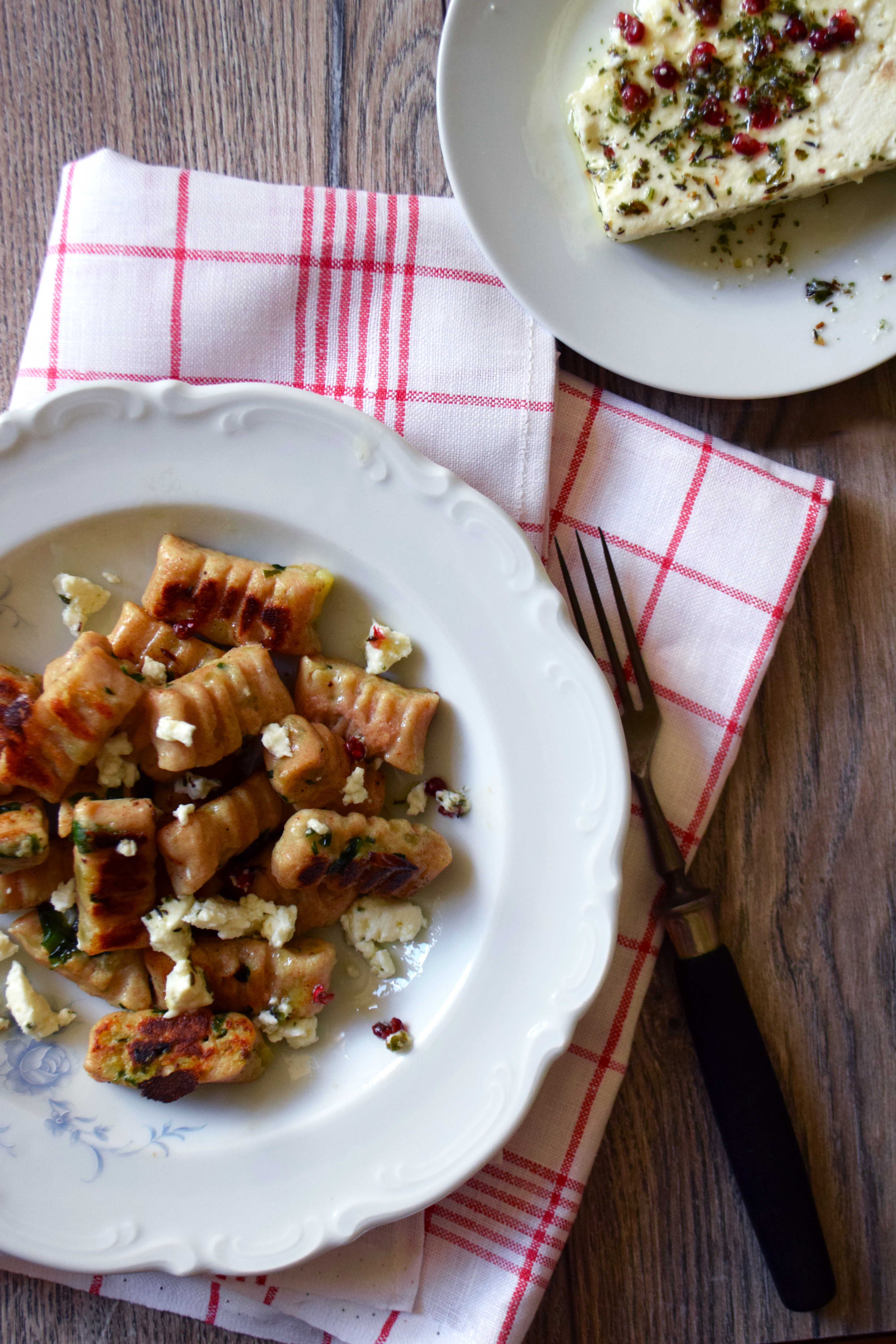 Spelt & wild garlic gnocchis