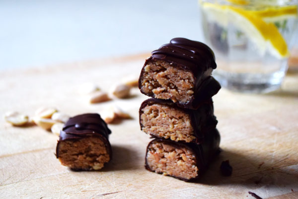 barres chocolatées beurre de cacahuète farine de coco