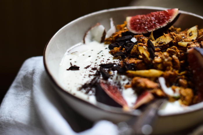 Fall granola with sweet potatoes & spices