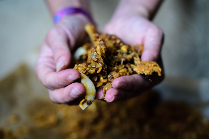 Fall granola with sweet potatoes & spices