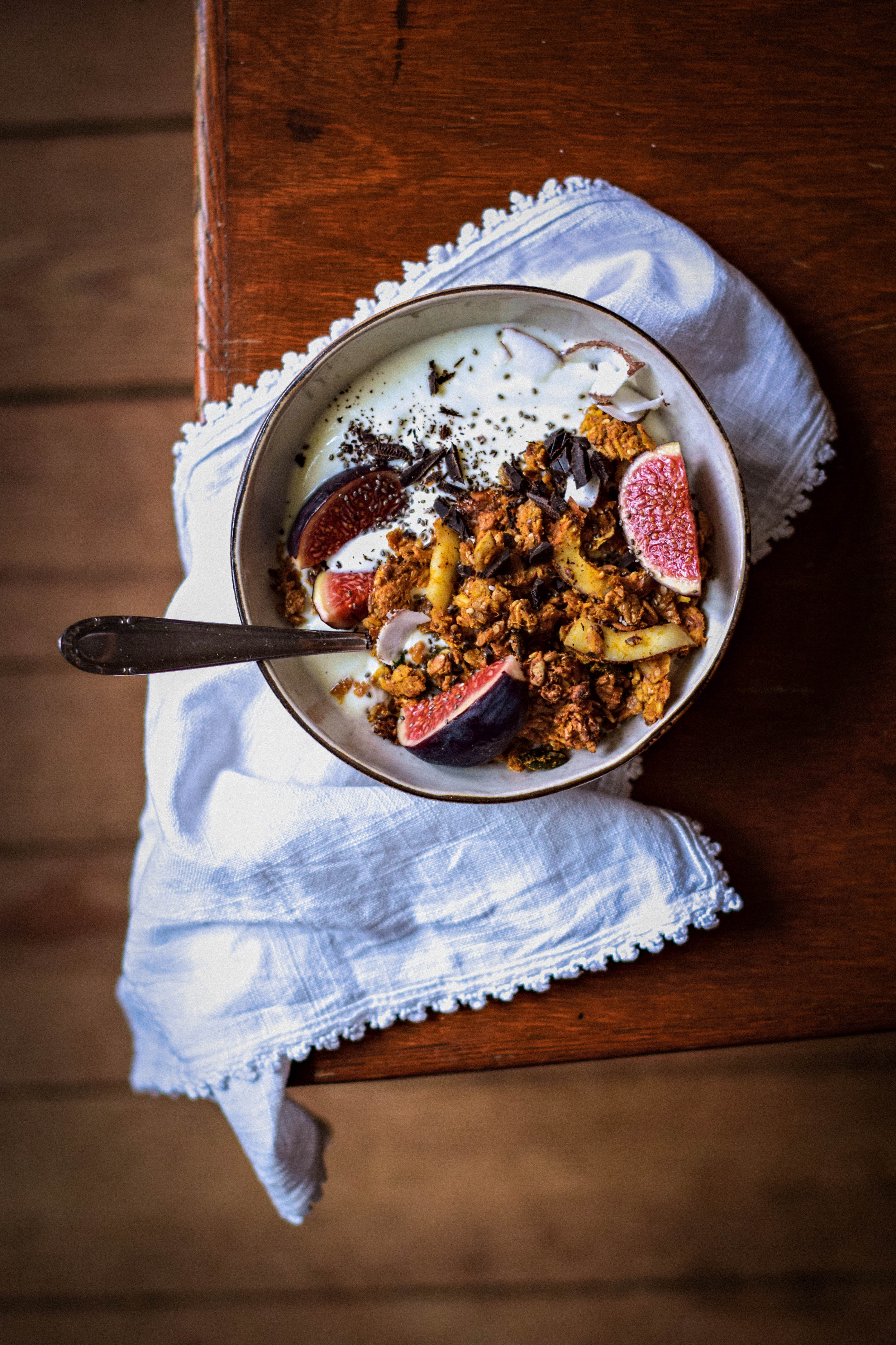 Fall granola with sweet potato & spices