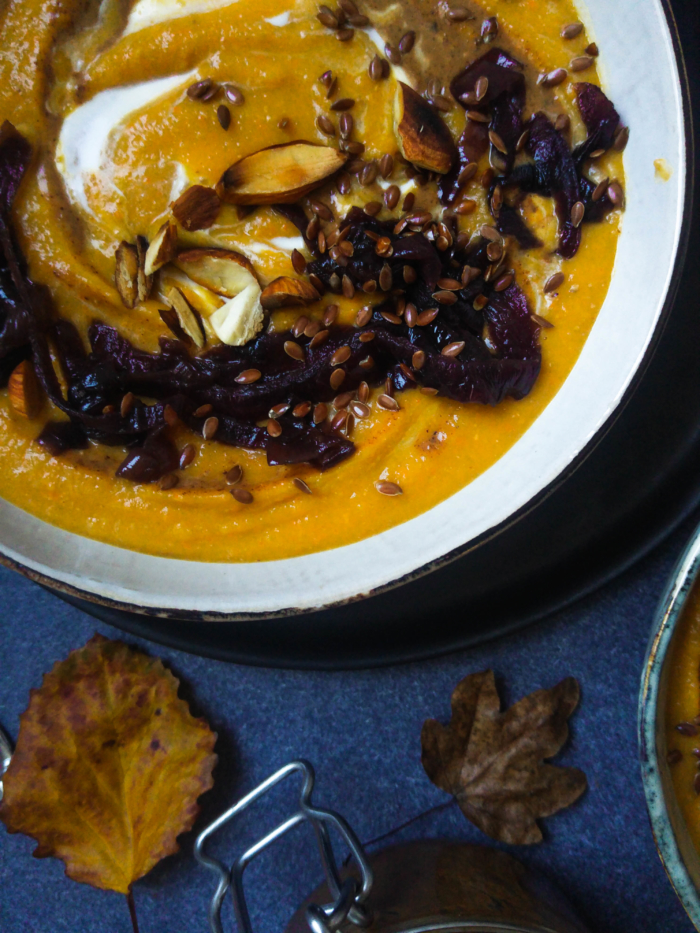 Fall recipe - Chestnut & pumpkin velouté