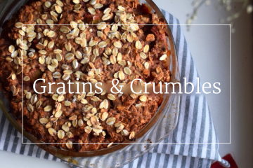 Sweet recipes - Crumbles & Gratins