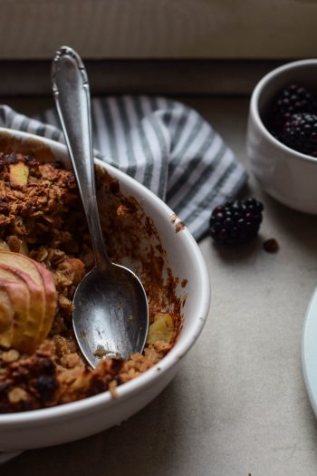 Baked oatmeal pomme & cannelle