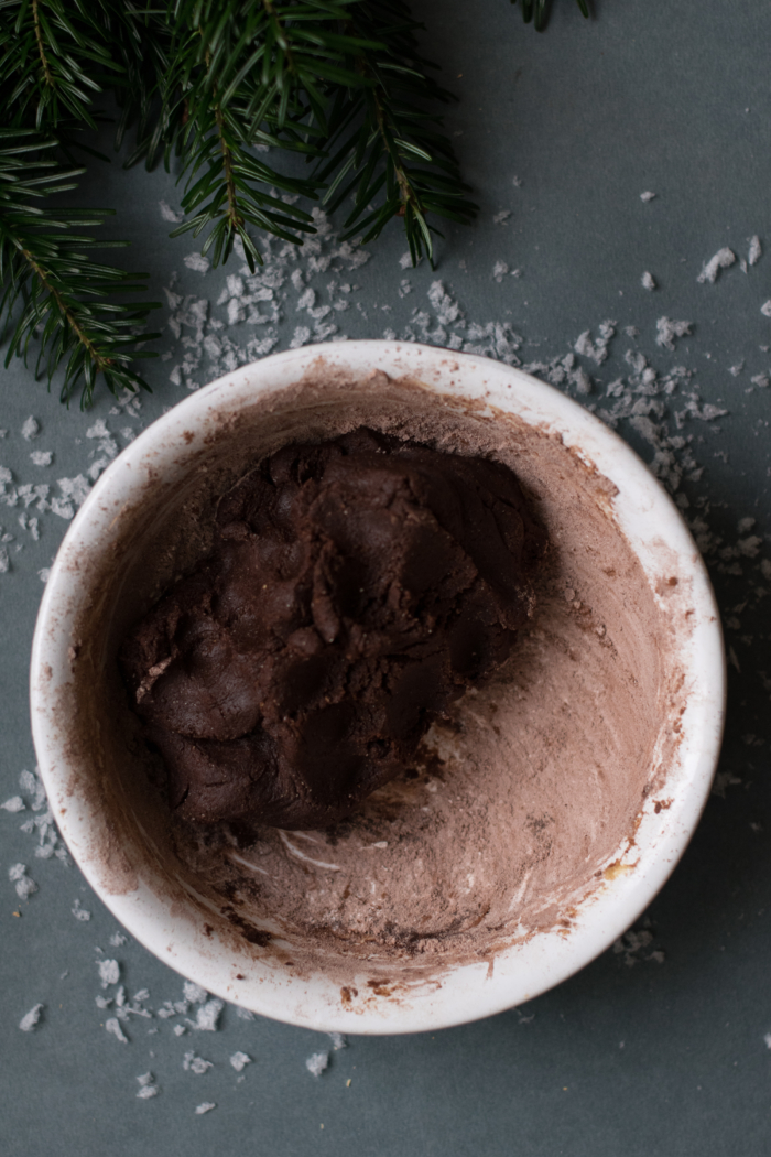 Christmas Spice, Hazelnut & Chocolate Cookies