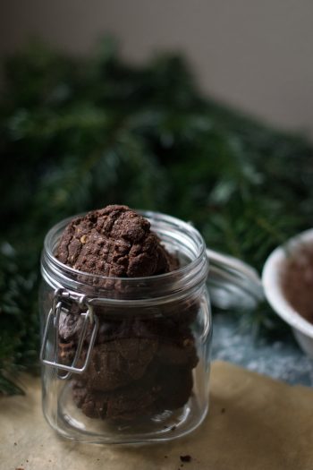 Cookies aux Épices de Noël, Chocolat & Noisettes