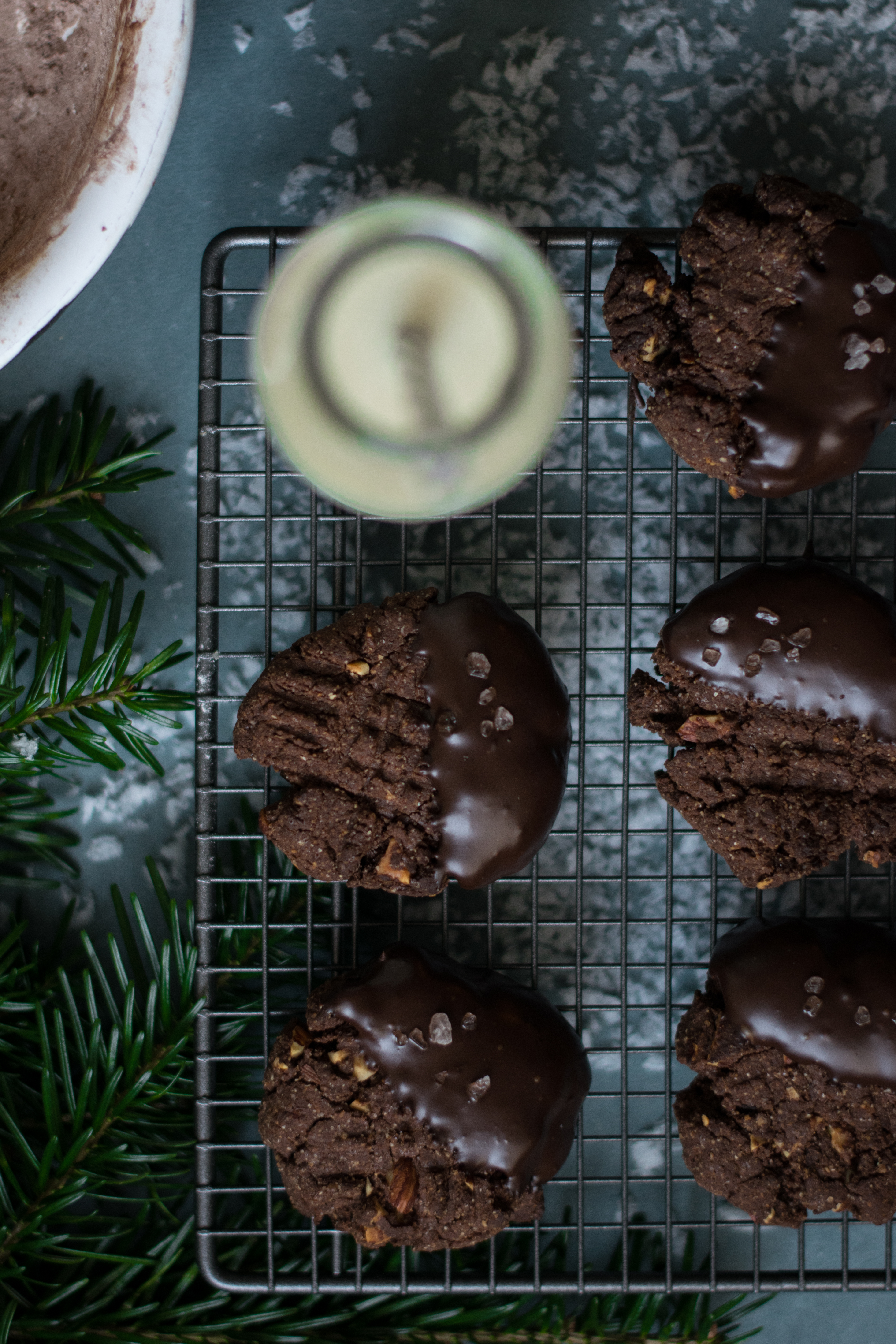 Christmas Spice, Hazelnut & Cacao Cookies