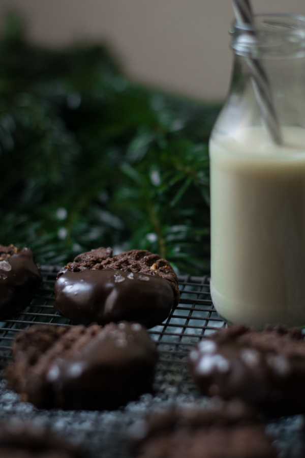 Christmas Spice Hazelnut Chocolate Cookies In The Mood For Food