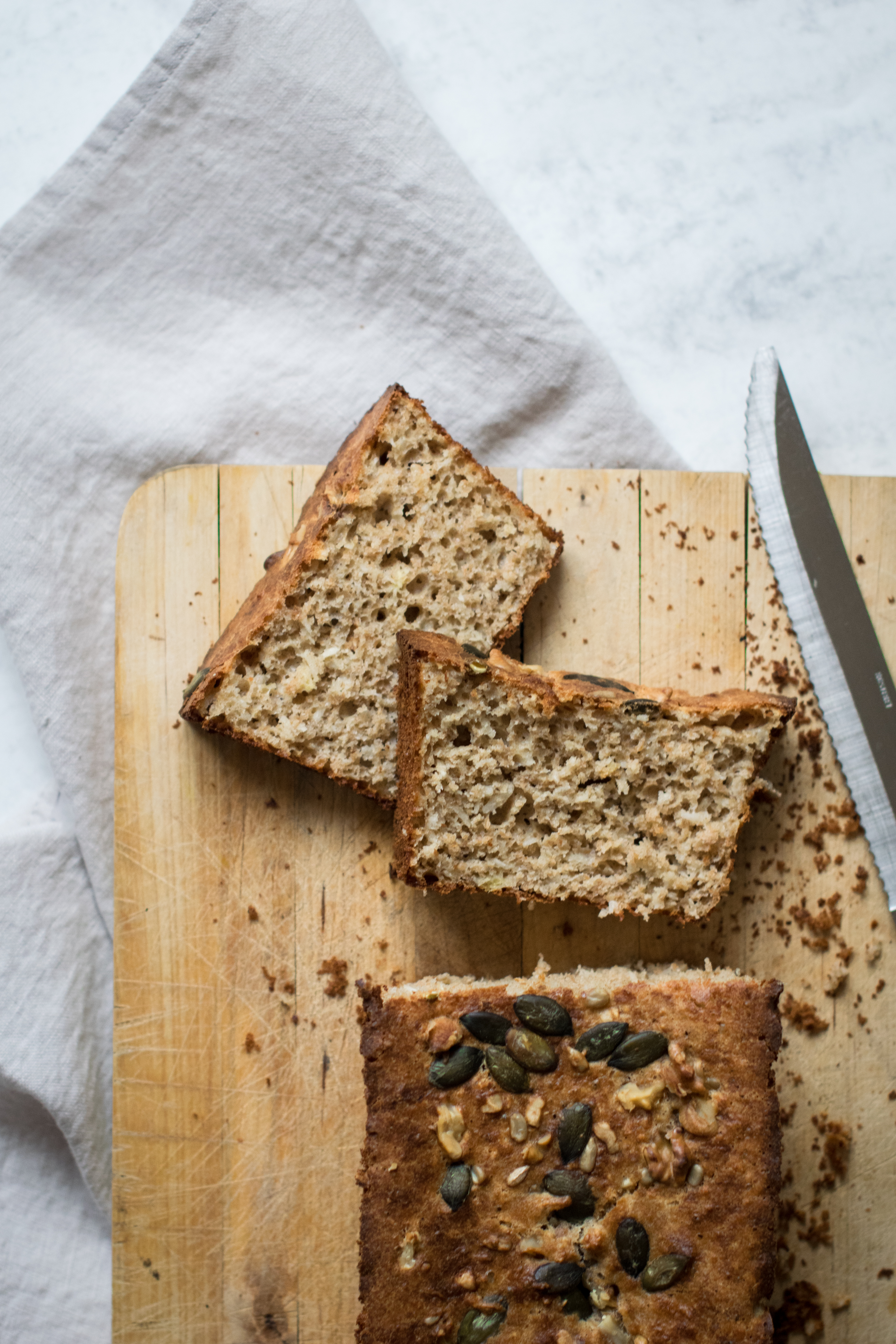 Whole Spelt Banana & Coconut Bread