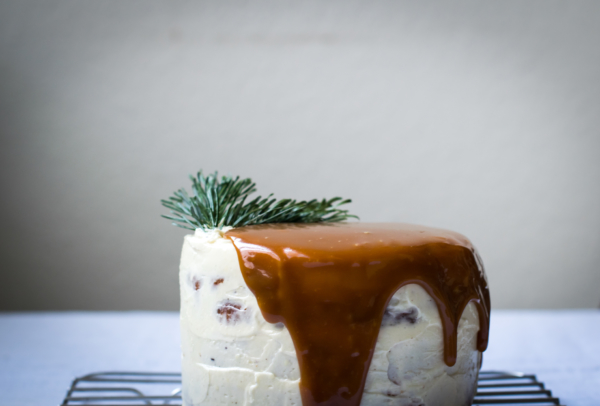 Sweet Potato, Gingerbread & Stracciatella Layer Cake