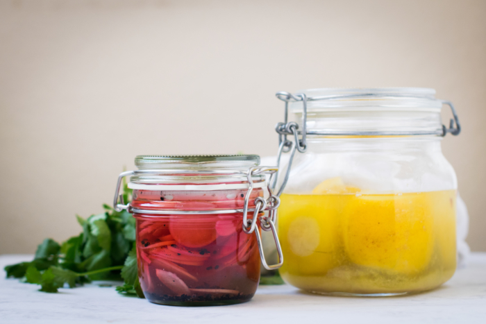 Radish Pickles & Preserved Lemons