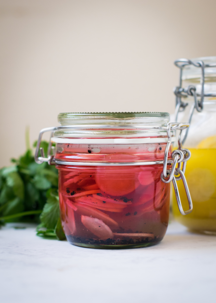 Radish Pickles & Preserved Lemons