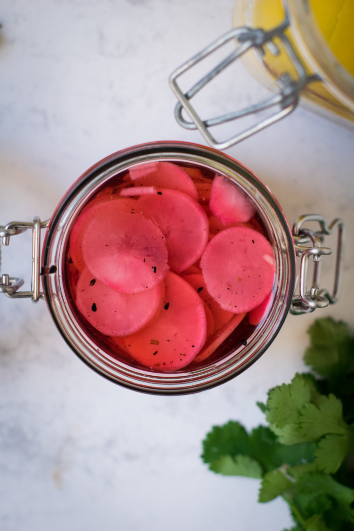 Radish Pickles & Preserved Lemons