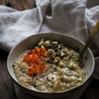 Porridge aux Agrumes, Tahini & Graines