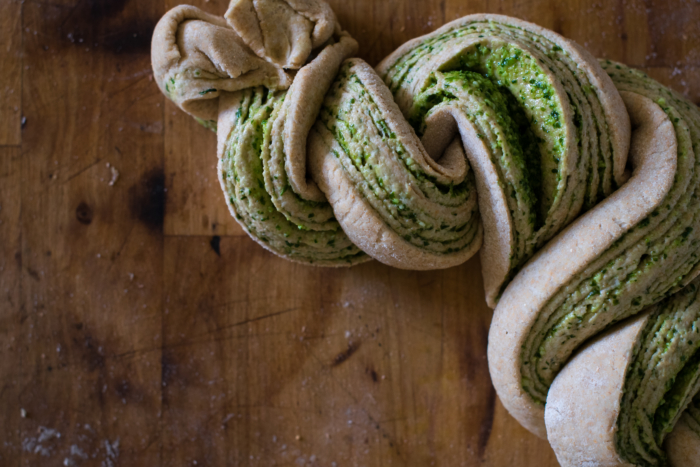 Babka au Pesto d'Ail des Ours Chèvre