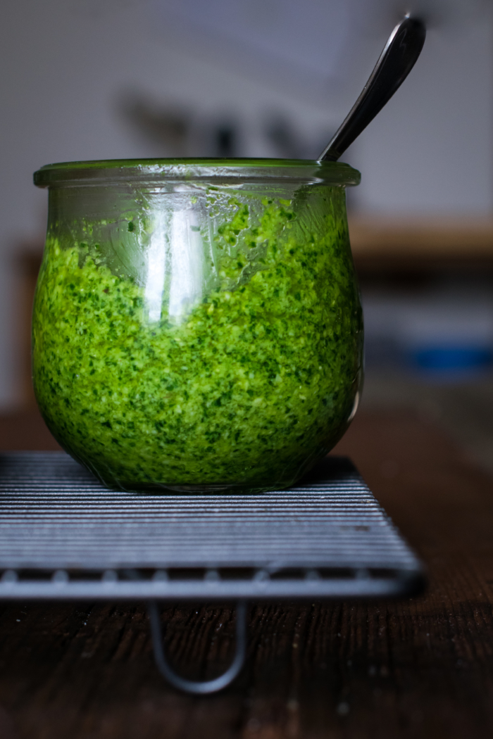 Goat Cheese & Ramp Pesto Babka Bread