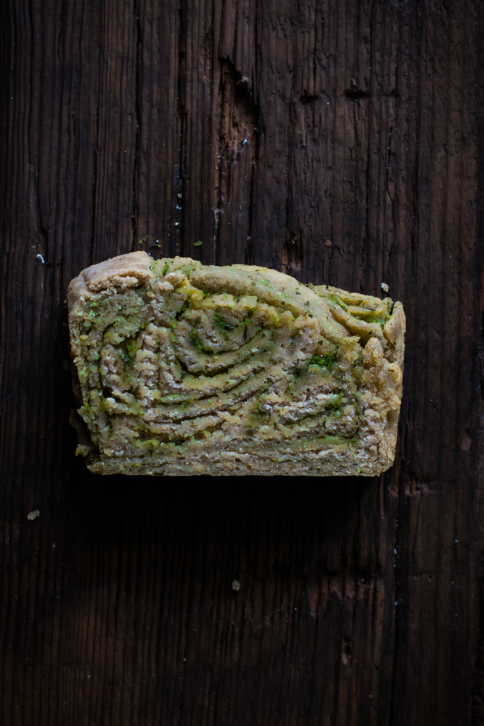 Goat Cheese & Ramp Pesto Babka Bread