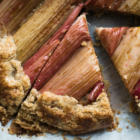 Rhubarb Coconut Galette