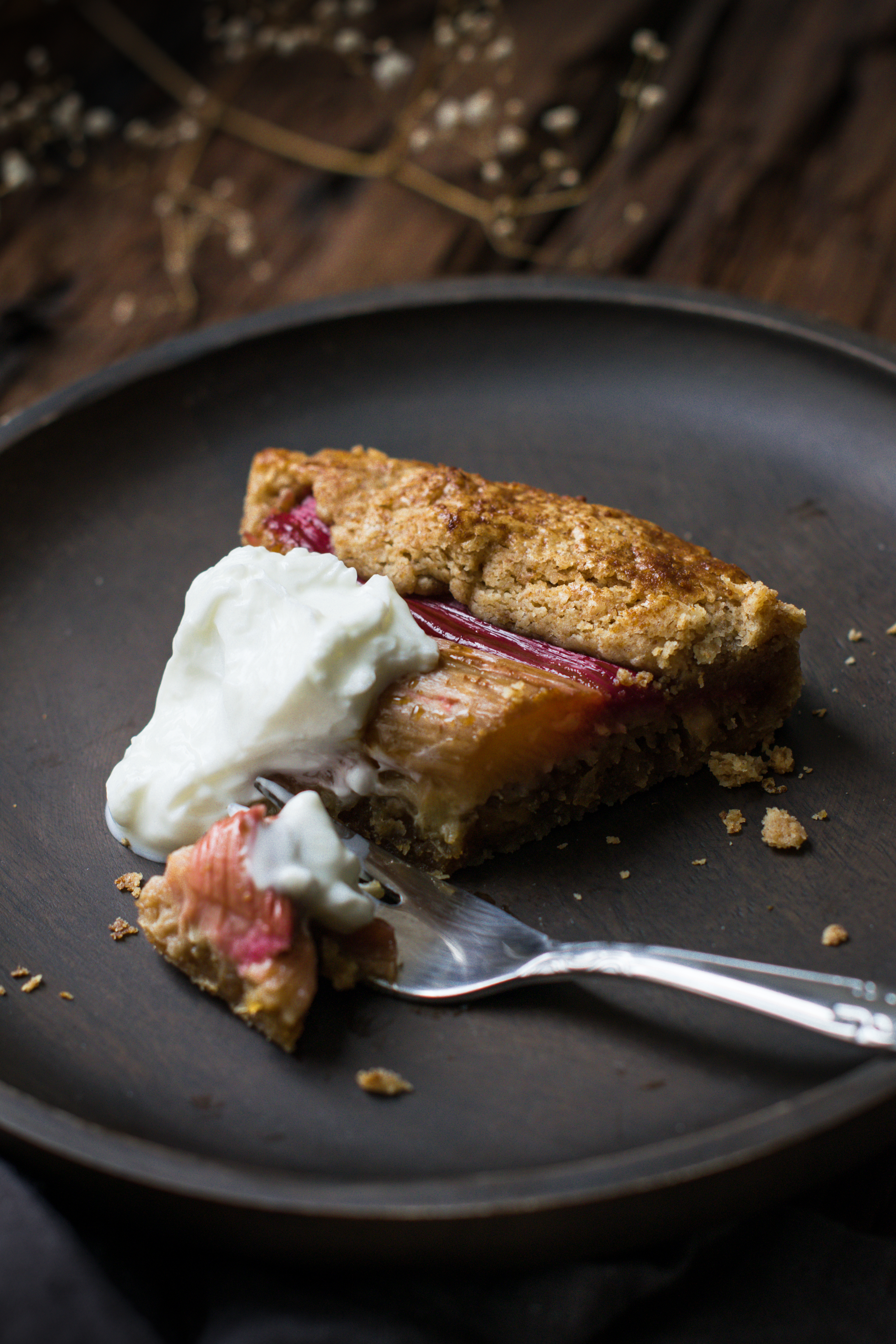 Rhubarb & Coconut Galette (Low GI)