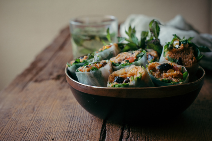 Spring Rolls de Quinoa façon Méditerranéenne