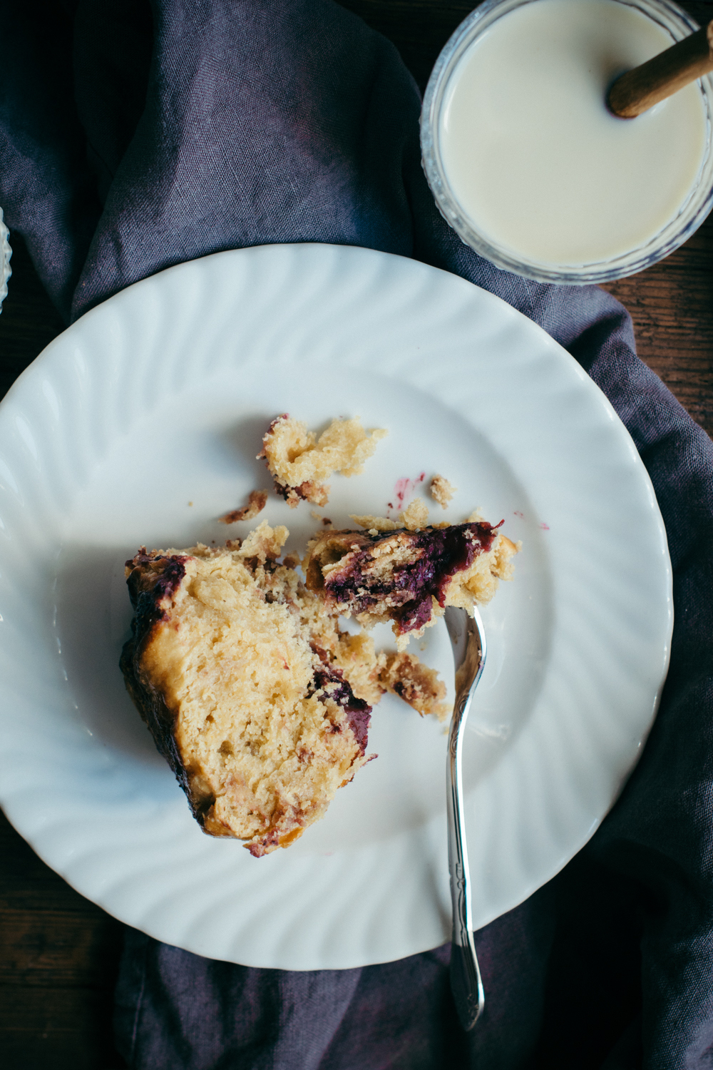 Blackberry, Chestnut Cream & Cardamom Rolls