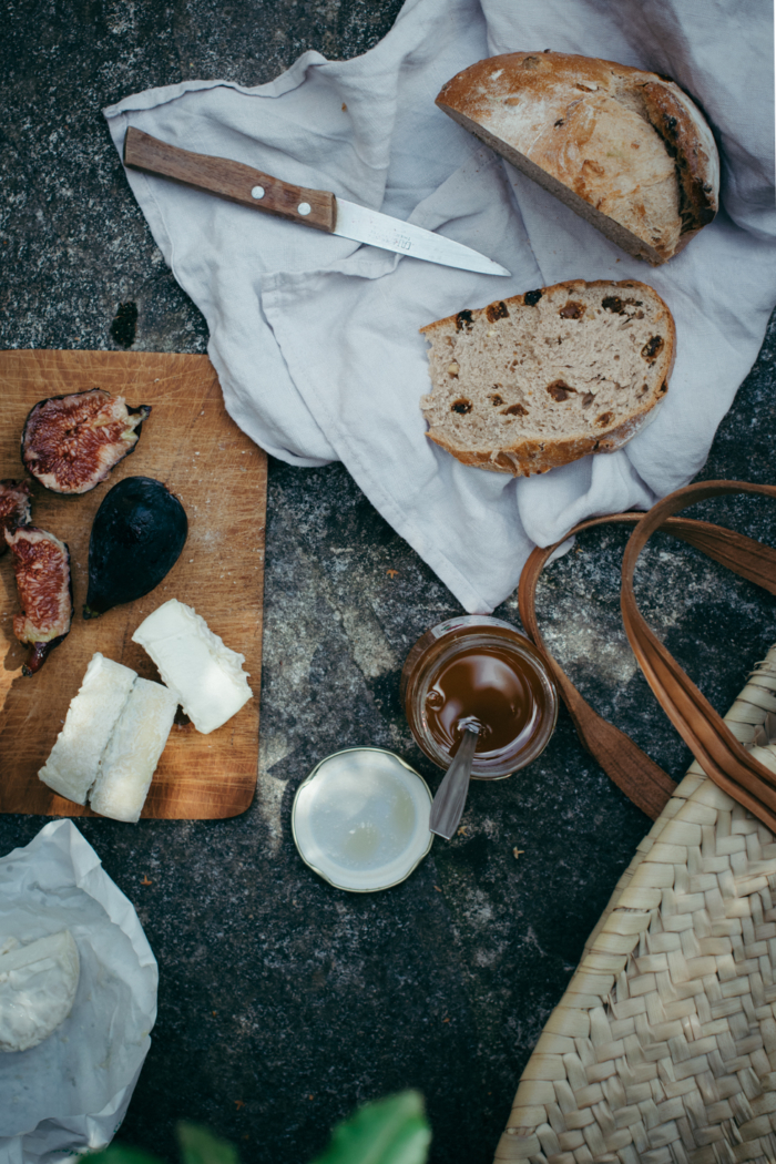 Honey, Goat Cheese & Fig Tartine