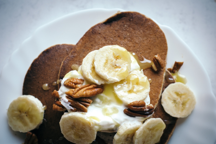 Healthy Banana & Buckwheat Pancakes For Runners