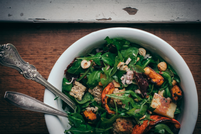 Salade Panzanella d'Automne au Potimarron