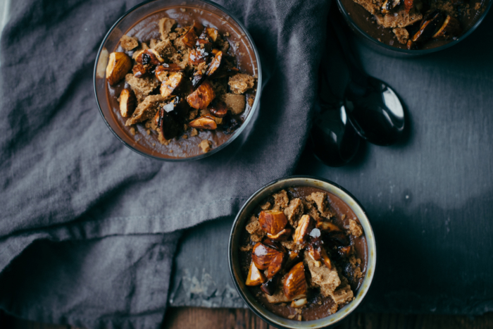 Crème au Chocolat, Spéculoos & Amandes Caramélisées