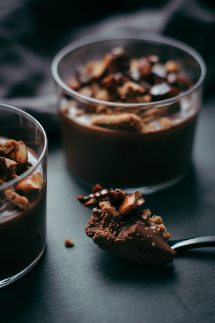 Crème au Chocolat, Spéculoos & Amandes Caramélisées