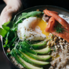 Savory Porridge with Miso, Salmon & Avocado