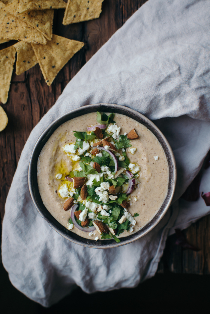 Houmous de Haricots Blancs & Amandes