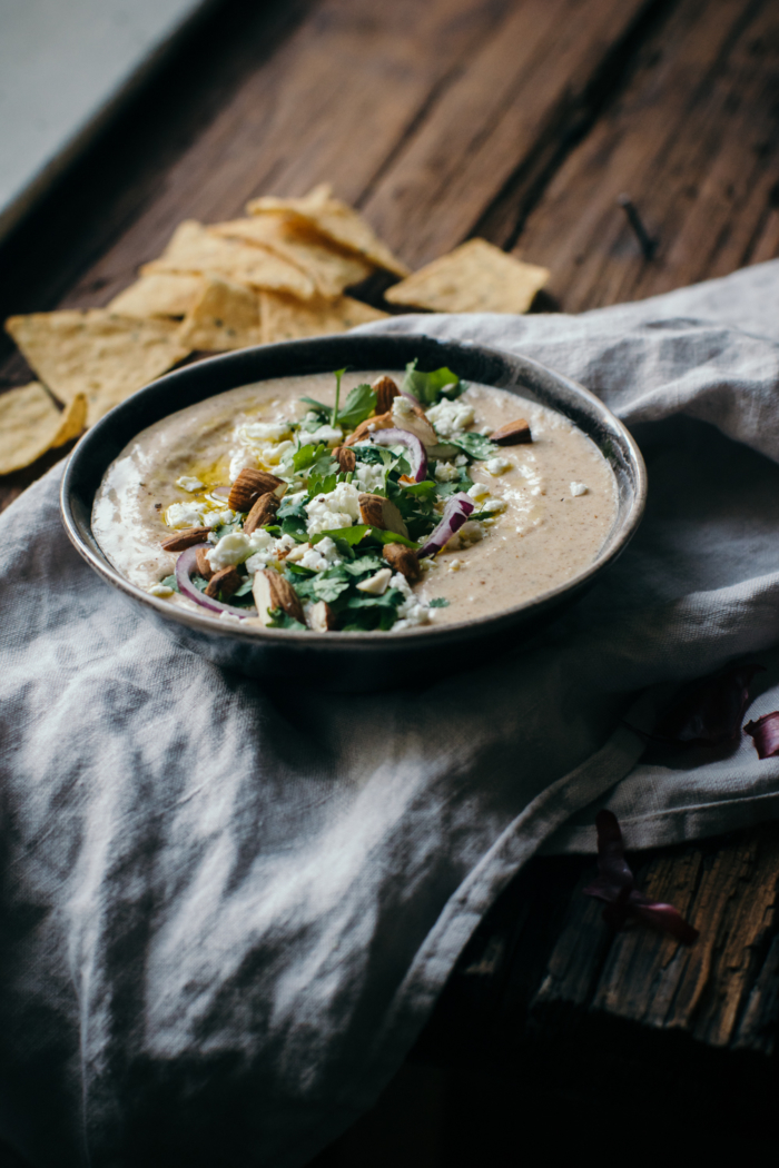 Houmous de Haricots Blancs & Amandes