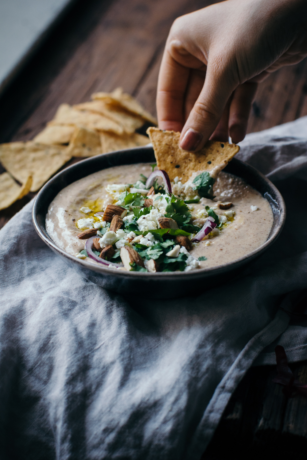 Houmous de Haricots Blancs & Amandes