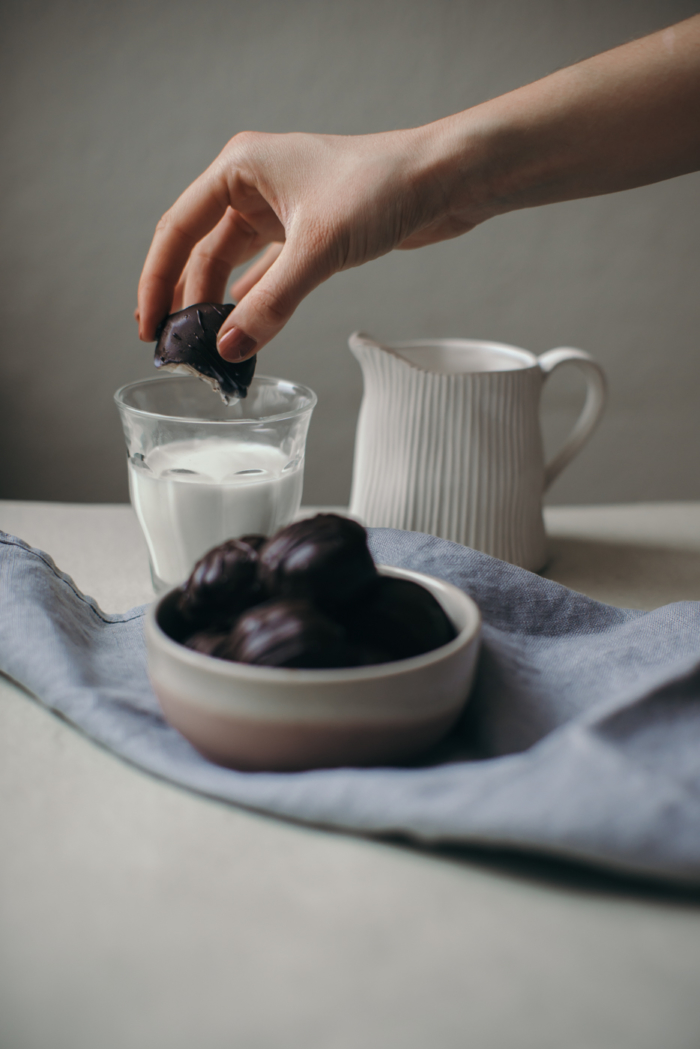 Bouchées Chocolat Menthe & Beurre de Cajou