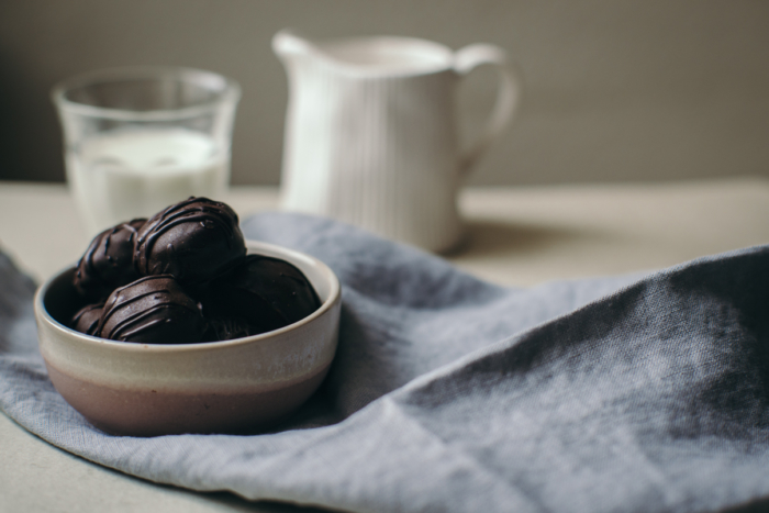 Bouchées Chocolat Menthe & Beurre de Cajou