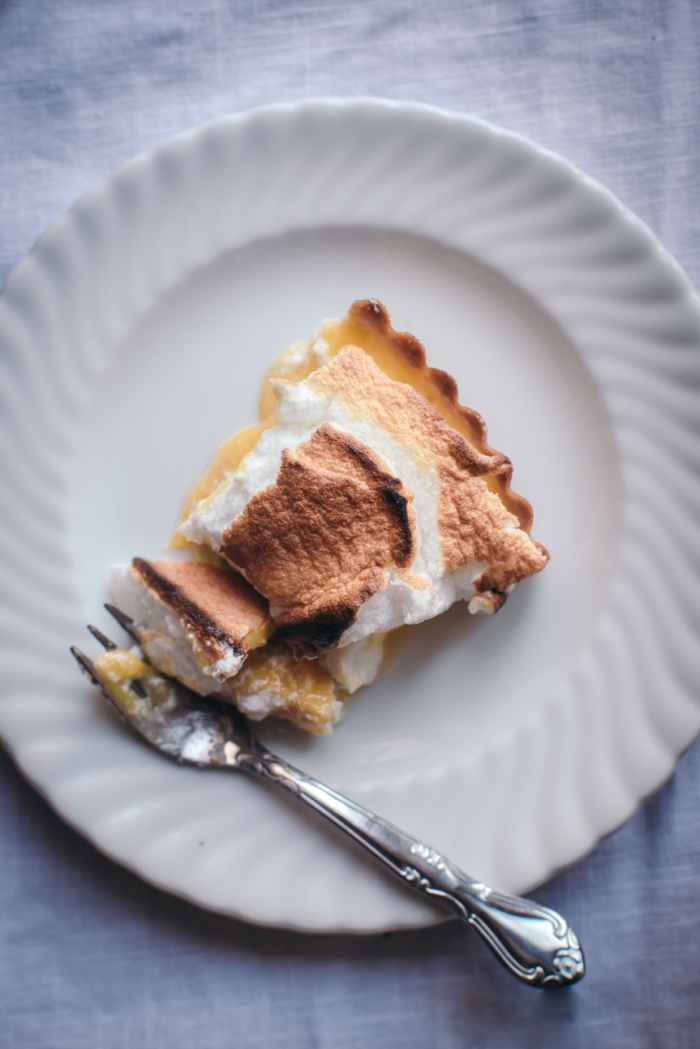 Thyme Grapefruit Meringue Pie