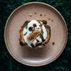 Bouchées de Pain d'épices & mousse de chèvre à l'estragon