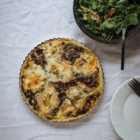 Tarte aux Pommes de Terre, Oignons Confits & Taleggio