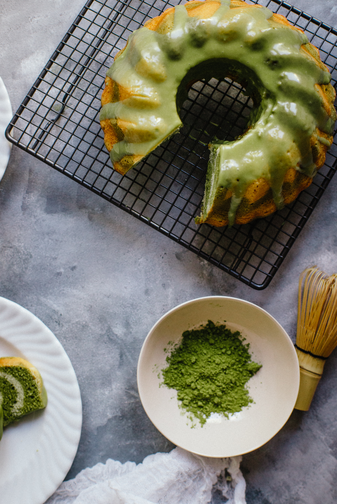 Bundt Cake Marbré Matcha Vanille-8257